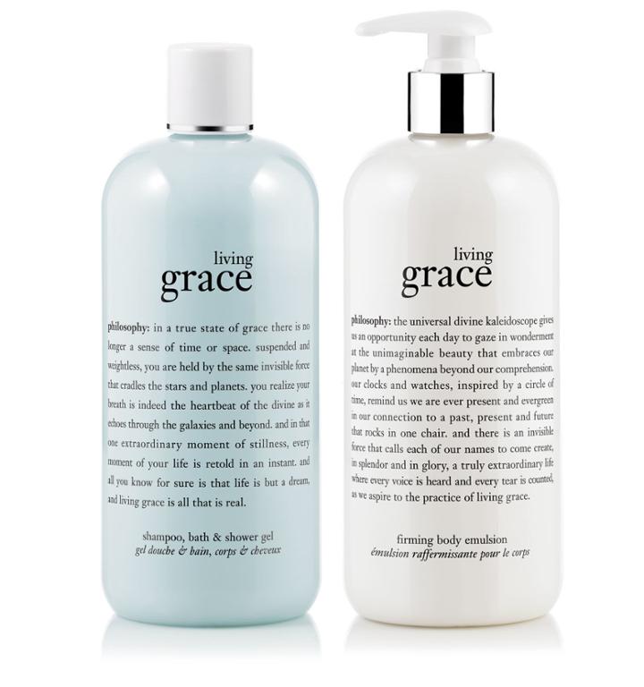 Philosophy Living Grace Bath Duo,shampoo, Bubble Bath & Shower Gel And Firming Bo