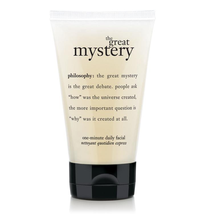Philosophy The Great Mystery,one-minute Daily Facial