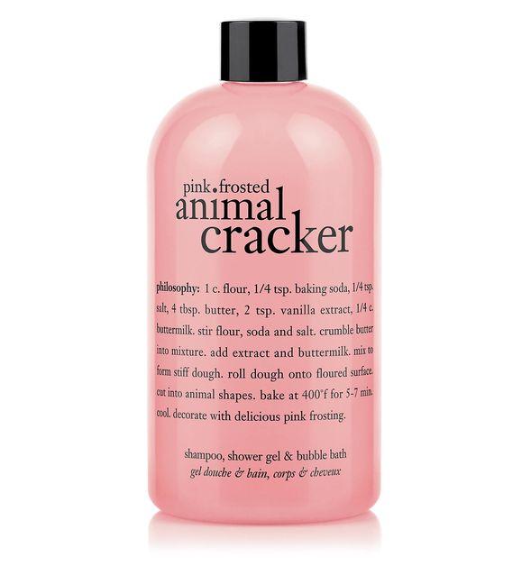 Philosophy Shampoo, Shower Gel & Bubble Bath,pink Frosted Animal Cracker