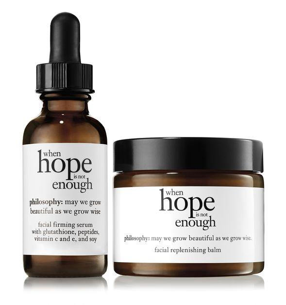 Philosophy Daily Facial Firming Serum & Facial Replenishing Balm,when Hope Is Not
