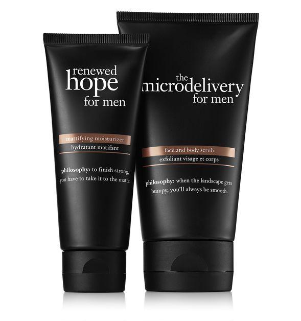Philosophy Renewed Hope For Men Mattifying Moisturizer & The Microdelivery Face A