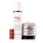 Philosophy Time In A Bottle Daily Age-defying Serum And Ultimate Miracle Worker Moisturizer,better Together: Time Duo