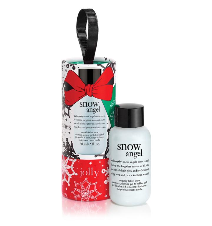 Philosophy Snow Angel Ornament,sweetly Fallen Snow Shampoo, Shower Gel & Bubble B