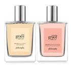Philosophy Spray Fragrance Duo,amazing Grace Ballet Rose + Pure Grace Nude Rose Fragrance Duo