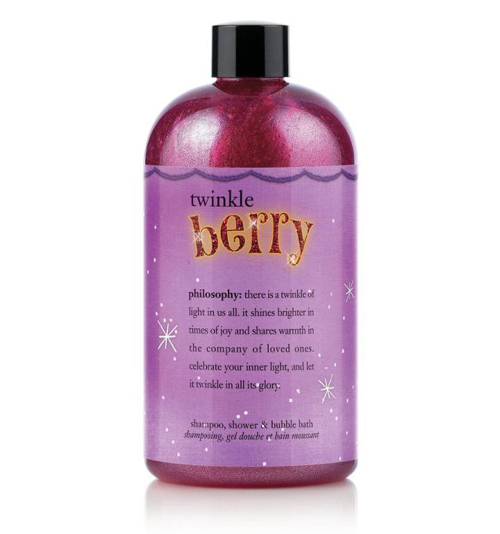 Philosophy Twinkle Berry,bright Raspberry Punch Shampoo, Shower Gel And Bubble Ba