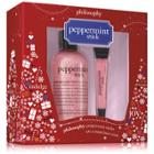 Philosophy Peppermint Stick Shampoo, Shower Gel & Bubble Bath 8 Oz. And Peppermint Stick High-gloss, High-flavor Lip Shine 0.4 Oz.,peppermint Stick Duo