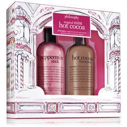 Philosophy Hot Cocoa Flamenco Shampoo, Shower Gel &peppermint Stick Shampoo, Shower Gel & Bubble Bath,magical Mint Hot Cocoa