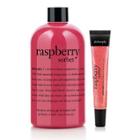 Philosophy Shampoo, Shower Gel & Bubble Bath, Flavored Lip Shine,raspberry Sorbet Bath Duo