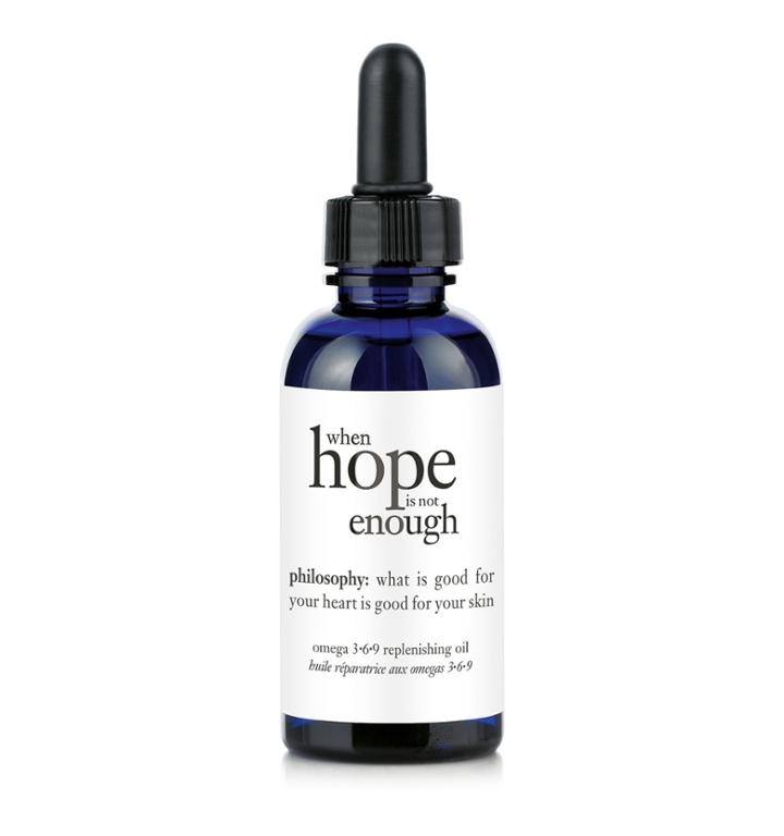 Philosophy When Hope Is Not Enough,omega 3-6-9 Replenishing Oil