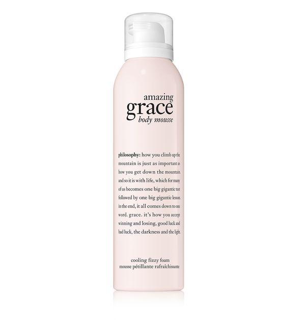 Philosophy 4.8 Oz Cooling Fizzy Foam,amazing Grace Body Serum Mousse