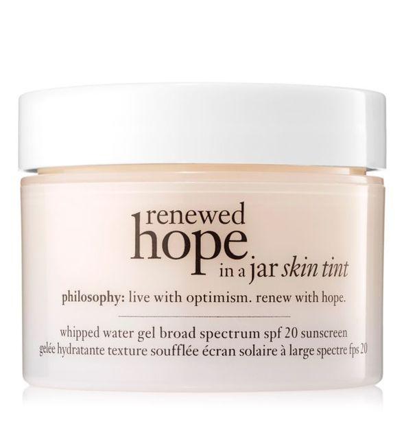 Philosophy 1 Oz. Skin Tint Spf 20 Sunscreen,renewed Hope In A Jar Skin Tint