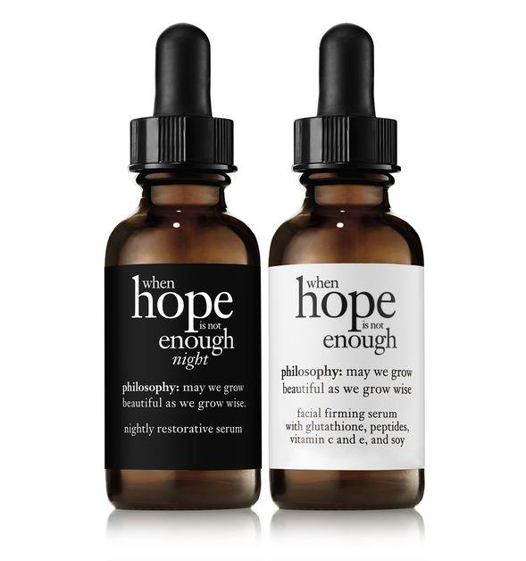 Philosophy Daily Facial Firming Serum & Nightly Restorative Serum,when Hope Is No