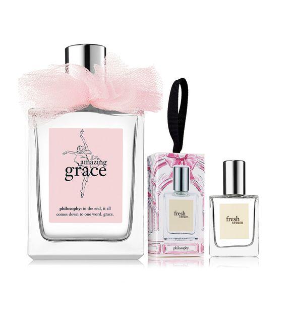 Philosophy 2 Oz. Amazing Grace Spray Fragrance And 0.5 Oz. Fresh Cream Spray Frag