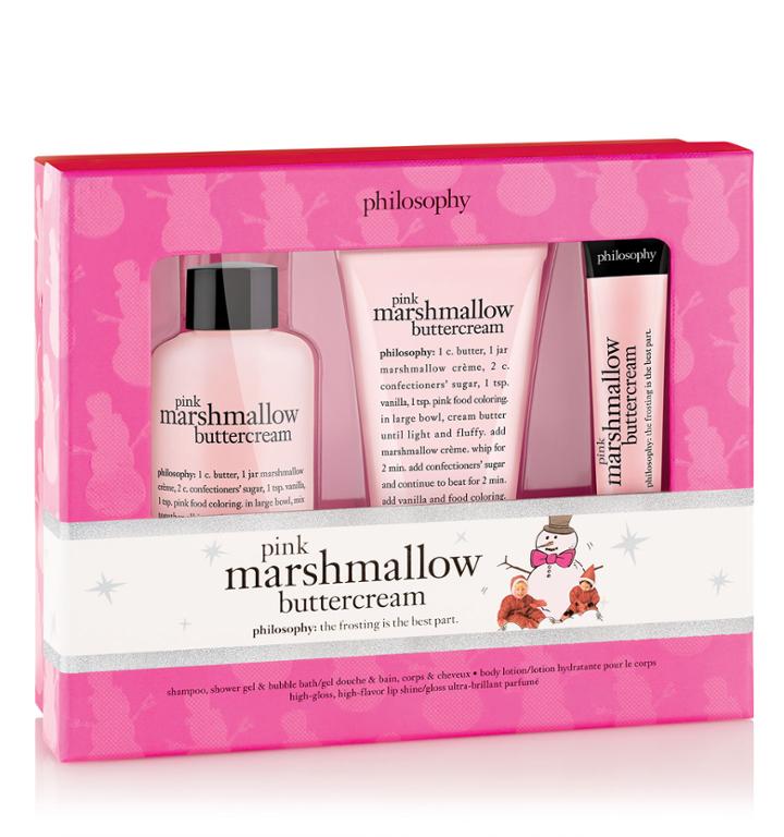 Philosophy Pink Marshmallow Buttercream Trio,shampoo, Shower Gel & Bubble Bath, B