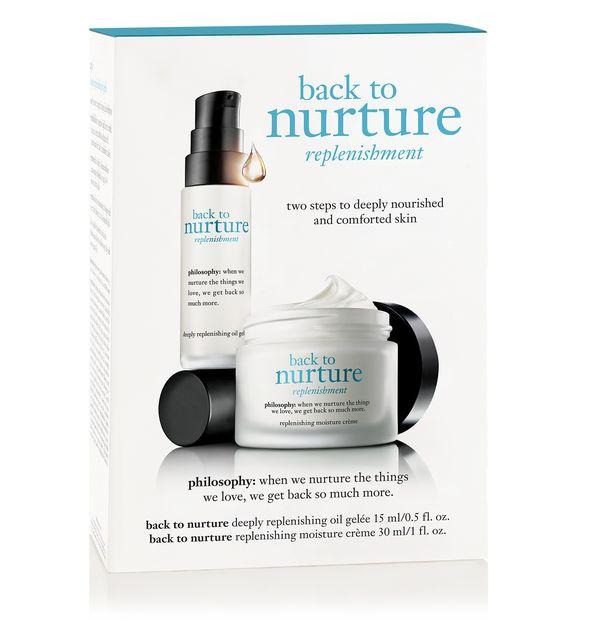 Philosophy Deeply Replenishing Oil Gele And Replenishing Moisture Crme,back To