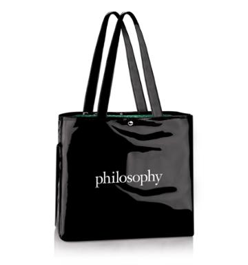 Philosophy Black Tote,null