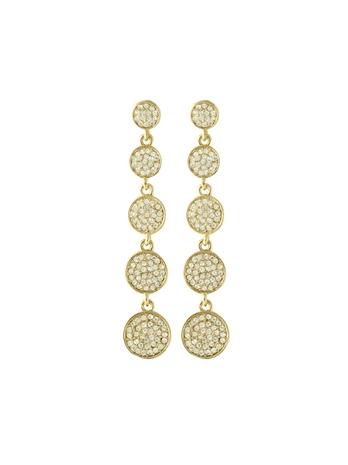 Karen Kane Starry Disc 5 Drop Earrings