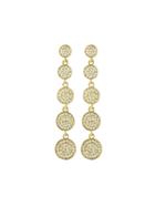Karen Kane Starry Disc 5 Drop Earrings