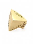 House Of Harlow 1960 Jewelry Pyramid Cocktail Ring