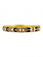 House Of Harlow 1960 Jewelry Braided Pave Bangle Multi