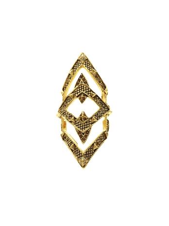 House Of Harlow 1960 Jewelry Pave Jaws Finger Ring