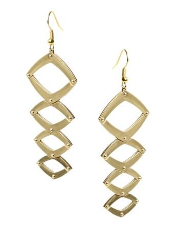 House Of Harlow 1960 Jewelry Geometric Dangle Earrings