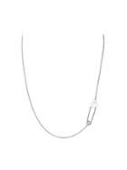 Kristin Cavallari For Glamboutique Safety Pin Necklace In White