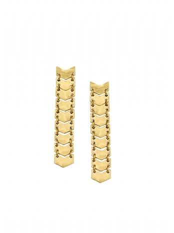 House Of Harlow 1960 Jewelry Chevron Ladder Earrings