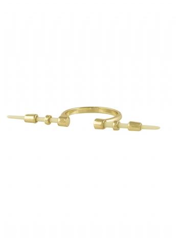 House Of Harlow 1960 Jewelry Rift Valley Tusk Ring