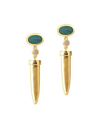Rose Pierre Le Midi Drop Earrings