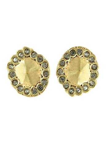 House Of Harlow 1960 Jewelry Geodesic Stud Earrings
