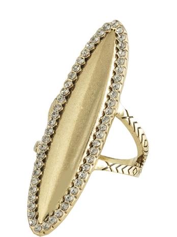House Of Harlow 1960 Jewelry Geodesic Cocktail Ring