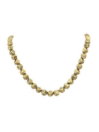 House Of Harlow 1960 Jewelry Engraved Rocky Collar Necklace