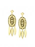 House Of Harlow 1960 Jewelry Howl Feather Earrings