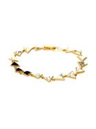 House Of Harlow 1960 Jewelry Meteora Tennis Bracelet