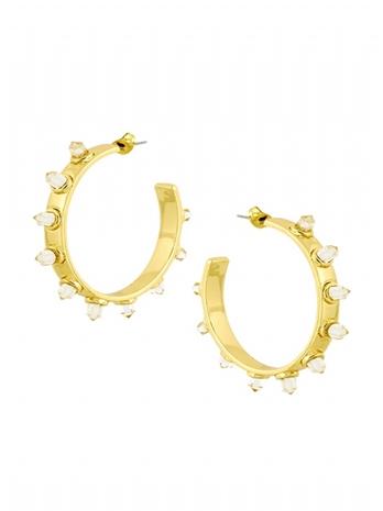 House Of Harlow 1960 Jewelry Stalagmite Hoops