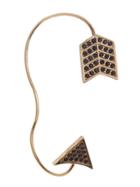House Of Harlow 1960 Jewelry Antiqued Arrow Wrap Earring