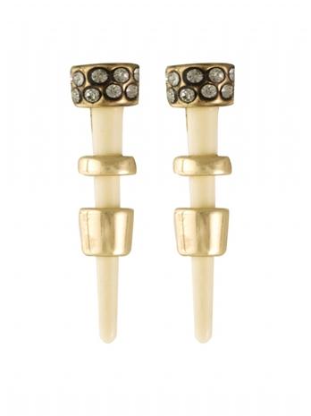 House Of Harlow 1960 Jewelry Rift Valley Stud Earrings