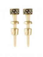 House Of Harlow 1960 Jewelry Rift Valley Stud Earrings