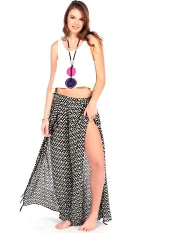 Surf Gypsy By Vintage Havana Tassel Wrap Pants