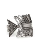 House Of Harlow 1960 Jewelry Antiqued Accented Arrow Cuff