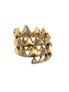 House Of Harlow 1960 Jewelry Pyramid Wrap Ring