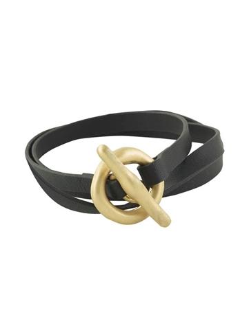 Karen Kane Sonora Leather Wrap Bracelet