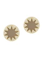 House Of Harlow 1960 Jewelry Sunburst Earrings With Pave