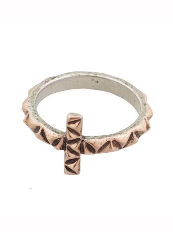 House Of Harlow 1960 Jewelry Cross Ring