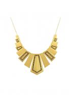 House Of Harlow 1960 Jewelry Spire Deco Necklace Gold