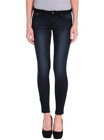 Tractr Denim Front Suede Back Skinny