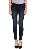 Tractr Denim Front Suede Back Skinny