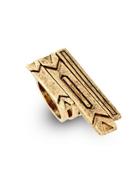 House Of Harlow 1960 Jewelry Engraved Three Set Stacking Rings