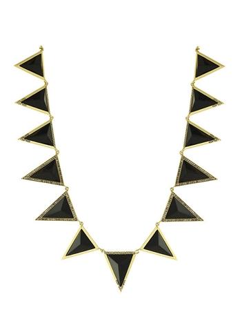 House Of Harlow 1960 Jewelry Triangle Theorem Collar Necklace